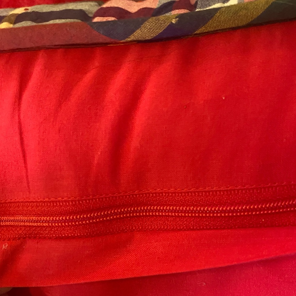 NWT Plaid Red and Gray Pillow - Picture 8 of 8